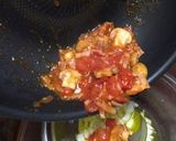 蒸し鶏の炒めトマトドレッシングがけ作り方6写真