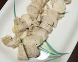蒸し鶏の炒めトマトドレッシングがけ作り方8写真