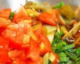 ✿カジキのソテー香味野菜トマトソースで✿作り方2写真