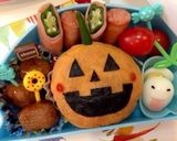 ジャックオランタン弁当…♩作り方1写真