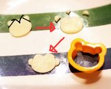 キャラ弁☆ミートボールでお猿さん♪作り方1写真