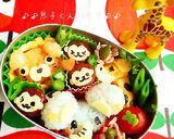 キャラ弁☆ミートボールでお猿さん♪作り方4写真
