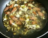 舞茸ピリ辛和風パスタ♪作り方3写真