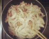 豚ひき肉卵丼作り方1写真