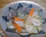 肉団子とキャベツとにんじんの蒸し煮作り方6写真