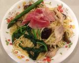 生ハムとナスのクレイジー塩パスタ作り方7写真