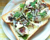 胡麻紫蘇香る❀ゴロゴロ新玉葱のトースト作り方4写真