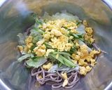 夏に向けて~野菜たっぷりサラダ蕎麦♪作り方1写真