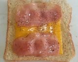 遠足弁当♪目玉焼き＆ツナのサンドイッチ作り方3写真