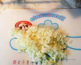 小松菜&ベーコンのトマトソースパスタ作り方1写真