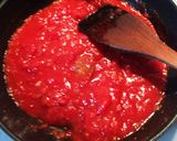 小松菜&ベーコンのトマトソースパスタ作り方4写真