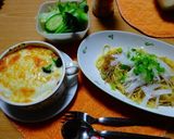 超簡単！なめたけ入り和風パスタ作り方8写真