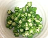 あと1品に！簡単オクラと豆腐の梅和え♬作り方2写真