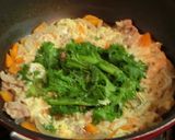 豚の卵とじ丼作り方2写真