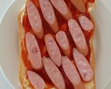 ウインナーチーズトースト作り方3写真
