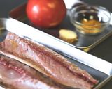 鯖竜田の焼きトマトがけ。作り方1写真