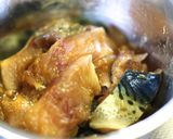 鯖竜田の焼きトマトがけ。作り方4写真