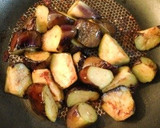 しょうが風味♪茄子と豚肉のめんつゆ浸し作り方3写真