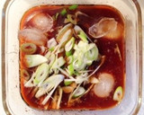 しょうが風味♪茄子と豚肉のめんつゆ浸し作り方4写真