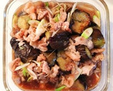 しょうが風味♪茄子と豚肉のめんつゆ浸し作り方5写真
