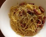 生クリームなしバター濃厚本格カルボナーラ作り方9写真