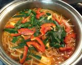 鶏肉(もも)と豆腐のキムチ味噌煮作り方5写真