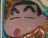 漫画風 キャラ弁 クレヨンしんちゃん作り方2写真