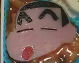 漫画風 キャラ弁 クレヨンしんちゃん作り方2写真