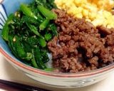 ランチに♪ 彩り♡3色丼作り方4写真