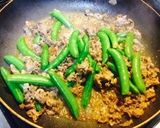 スナップエンドウの牛肉炒め作り方3写真
