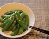 スナップ豌豆のにんにく炒め作り方4写真