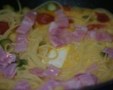 アスパラベーコンカルボナーラ作り方6写真