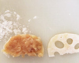 ♡蓮根のはさみ揚げ♡作り方3写真
