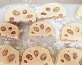 ♡蓮根のはさみ揚げ♡作り方4写真