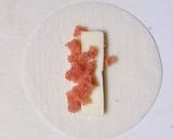 餃子の皮であつあつとろり辛子明太子チーズ作り方1写真