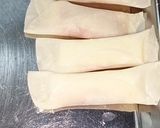 餃子の皮であつあつとろり辛子明太子チーズ作り方2写真