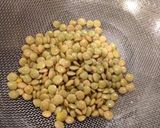 レンズ豆の味噌汁作り方1写真