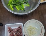 アスパラとホタルイカのペペロンチーノ作り方1写真