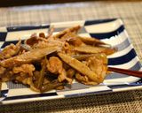 豚肉と蕗とごぼうの炒め物作り方7写真