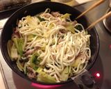 簡単☆こってり美味しいソース味の焼うどん作り方4写真