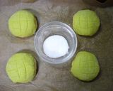 実は簡単クッキー＋ロールパン＝メロンパン作り方12写真