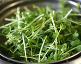 豆苗としらすの胡麻ごまサラダ。作り方3写真