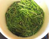 旬の味〜水ぶきのきんぴら作り方3写真