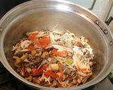 鶏とキノコのワクワク炊き込みご飯作り方6写真