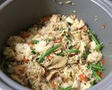 鶏とキノコのワクワク炊き込みご飯作り方7写真