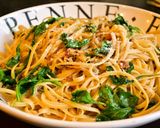 くるみとルッコラ 塩レモンにんにくパスタ作り方5写真