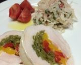☆塩鶏de野菜ロール(*◔‿◔)❤☆。♪作り方7写真