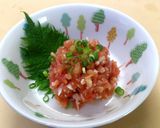 簡単！激うま！たらこと長ネギのの醤油和え作り方2写真