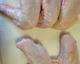 こんがり塩味手羽先ピラフ詰めジューシー♡作り方1写真