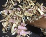 ポルチーニとキノコのクリームリゾット風作り方4写真